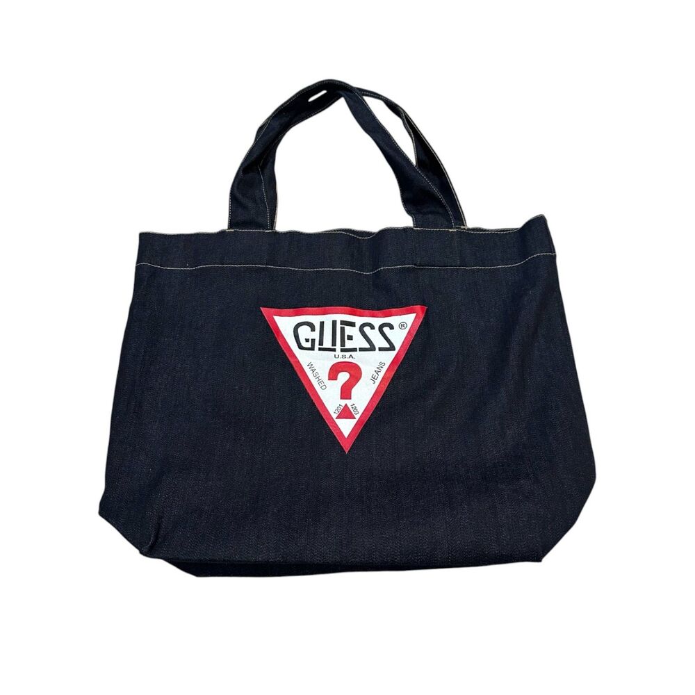 Guess Jeans Denim Tote Bag